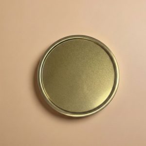Tavă decorativă aurie rotundă