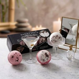 Set Bombe Efervescente de Baie Cocktail Martini