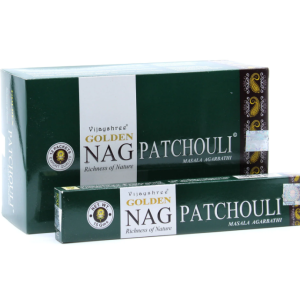 Bețișoare parfumate naturale Golden Nag Patchouli